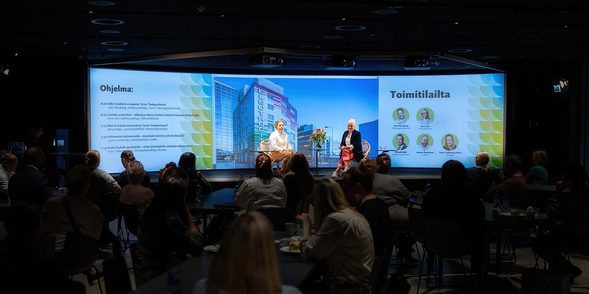 Työntekijöiden toiveet puhuttivat Toimitilaillassa